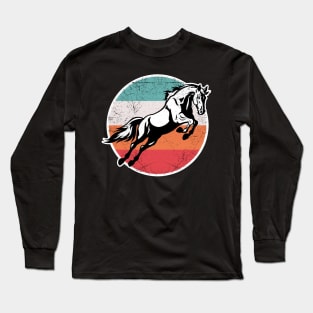 Vintage Retro Horse Long Sleeve T-Shirt